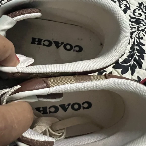 Brown and Tan High-Top Sneakers - Picture 4 of 7